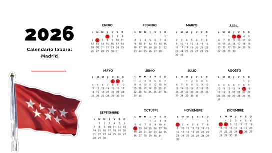Calendario laboral de Madrid 2026 Calendario laboral de Madrid 2026