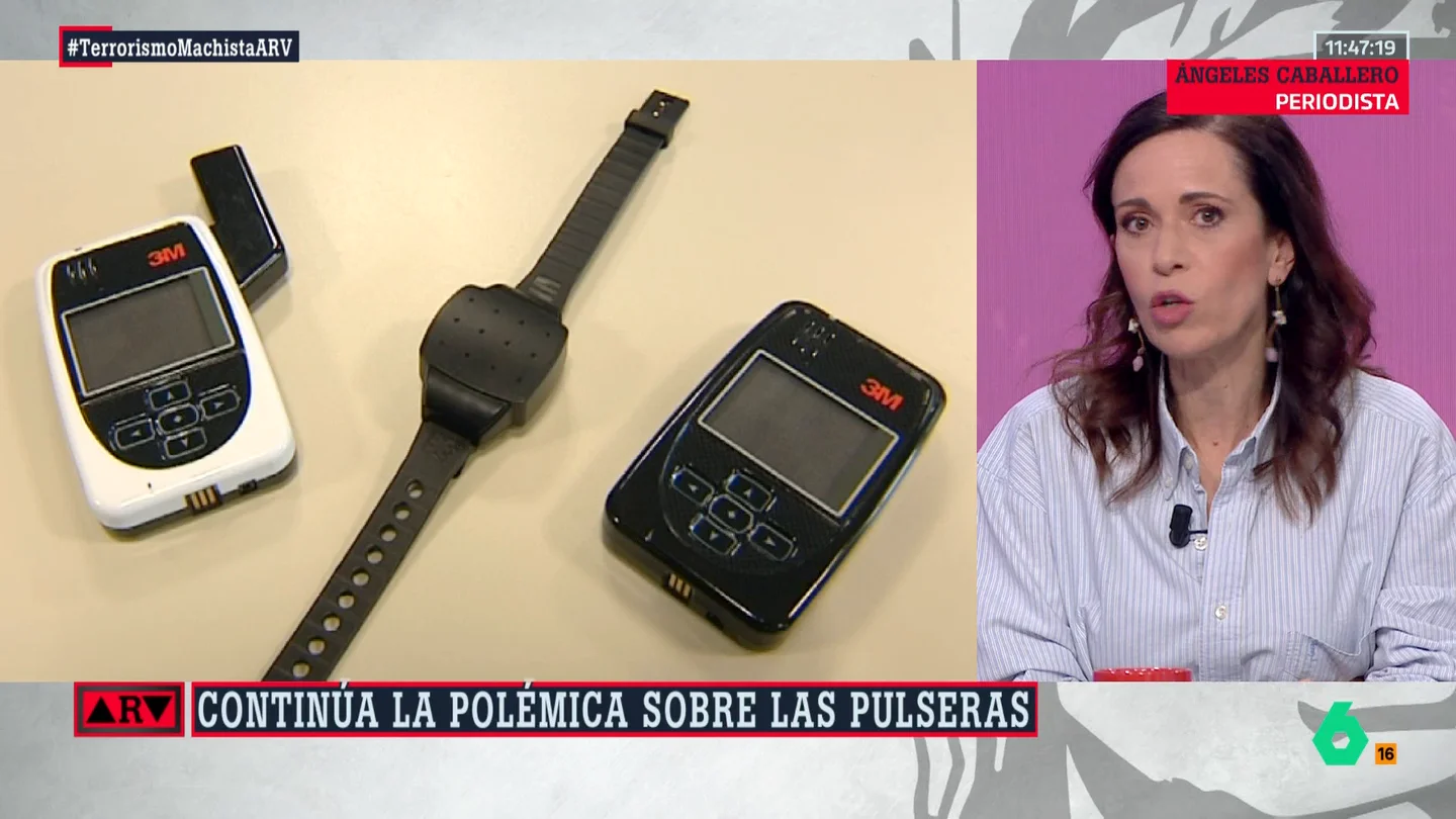 Ángeles Caballero, sobre las pulseras antimaltrato Ángeles Caballero, sobre las pulseras antimaltrato