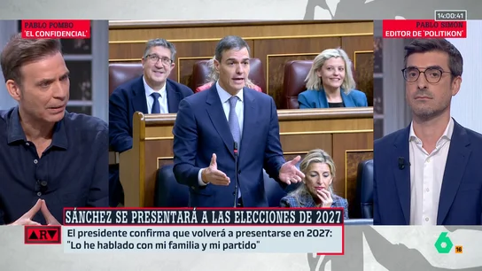 Pablo Pombo, tajante sobre Sánchez: "¿A quién quiere engañar? Ya no es dueño de su destino" Pablo Pombo, tajante sobre Sánchez: "¿A quién quiere engañar? Ya no es dueño de su destino"