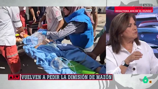 Lucía Méndez destaca cuál es el problema del PP: "No tiene una opinión pública ni la expresa" Lucía Méndez destaca cuál es el problema del PP: "No tiene una opinión pública ni la expresa"