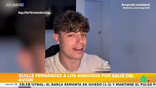 El 'zasca' de un tiktoker a los "ansiosos" del avión: "Estáis de pie, con la mochila, tres maletas, el codo en mi cara, ¿sois retrasados?" El 'zasca' de un tiktoker a los "ansiosos" del avión: "Estáis de pie, con la mochila, tres maletas, el codo en mi cara, ¿sois retrasados?"