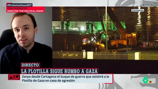 Yago Rodríguez explica cómo es el buque español que apoyará a la Flotilla Yago Rodríguez explica cómo es el buque español que apoyará a la Flotilla
