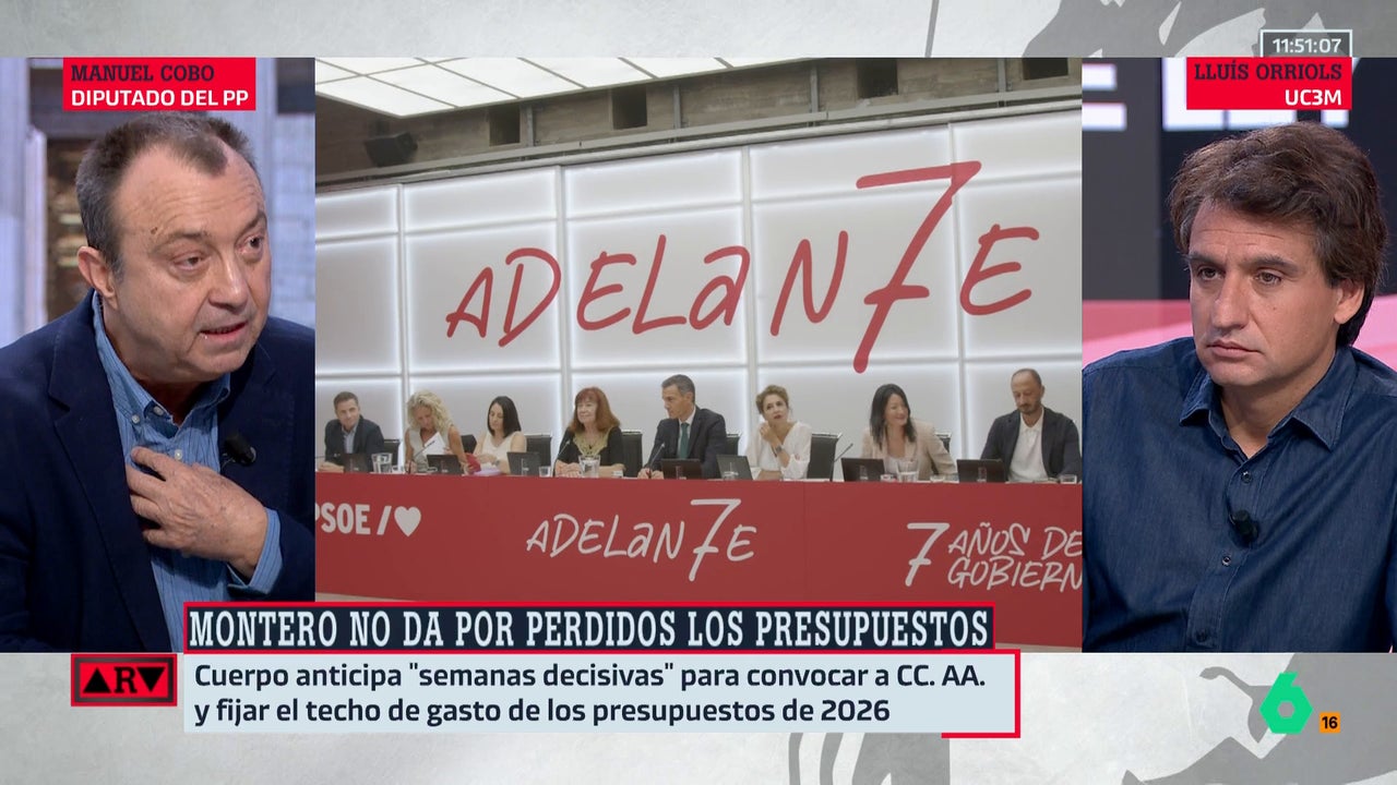 Manuel Cobo, tajante con Pedro Sánchez: "Si no saca estos Presupuestos adelante, tiene que ir a elecciones en 2026"