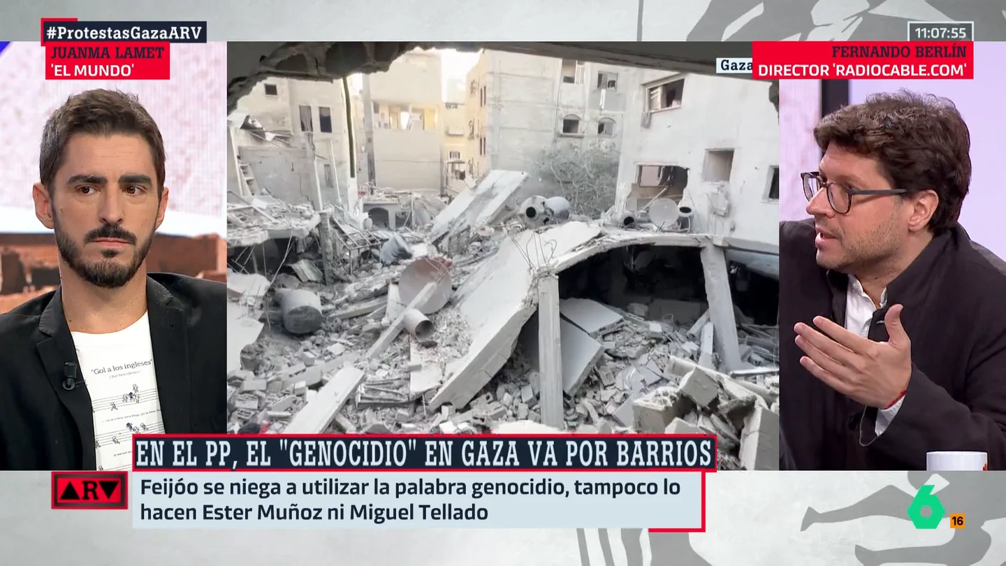 Fernando Berlín, sobre los tumbos del PP ante el genocidio: "Es prisionero de una estrategia equivocada" Fernando Berlín, sobre los tumbos del PP ante el genocidio: "Es prisionero de una estrategia equivocada"