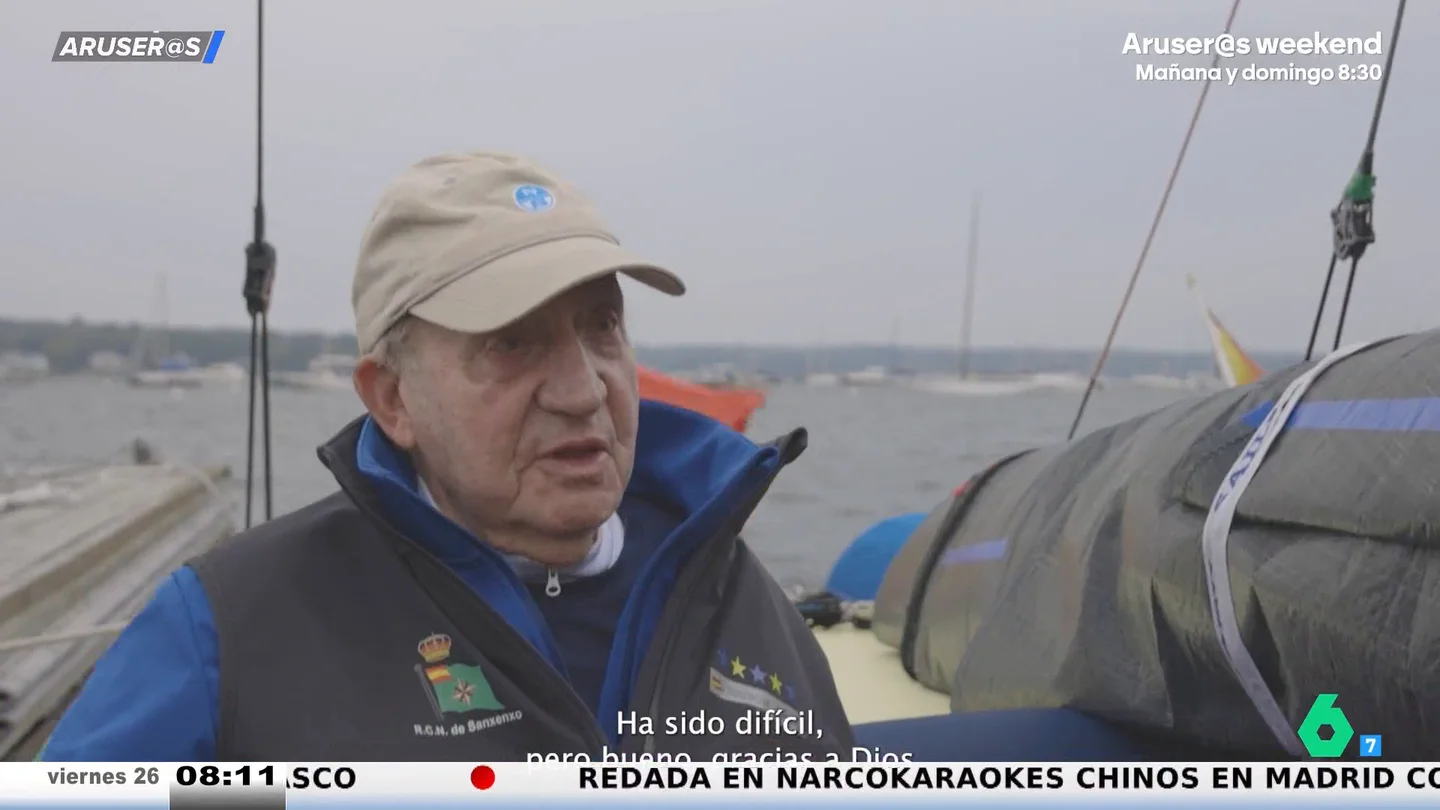 El rey Juan Carlos compite en el 'Bribón' en Nueva York: "Todavía hay mucho que pelear" El rey Juan Carlos compite en el 'Bribón' en Nueva York: "Todavía hay mucho que pelear"