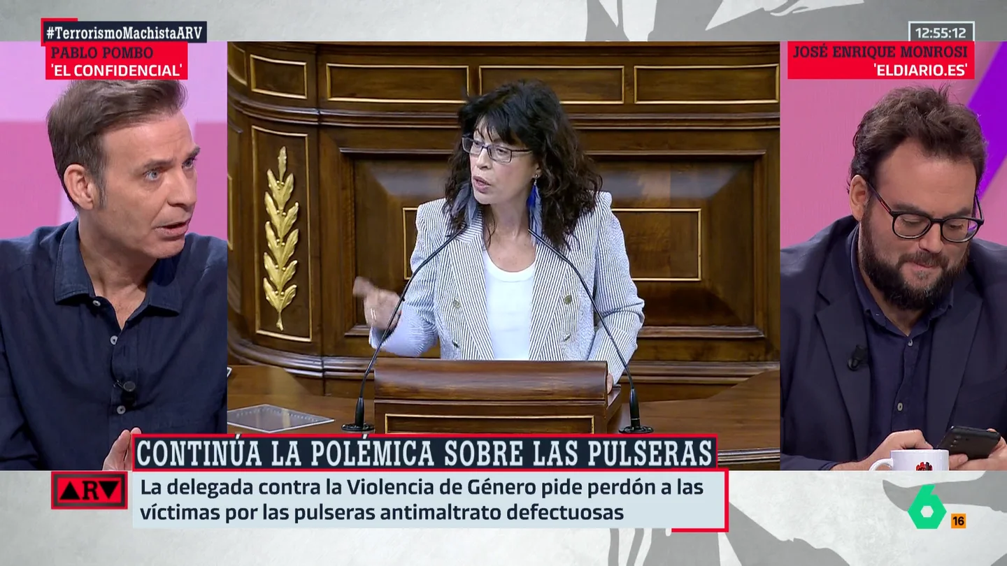 Pablo Pombo destaca que falta información sobre el fallo de las pulseras antimaltrato: "No tienen derecho a ocultarlo" Pablo Pombo destaca que falta información sobre el fallo de las pulseras antimaltrato: "No tienen derecho a ocultarlo"