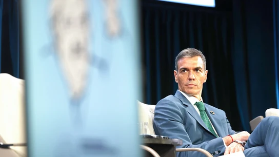 El presidente del Gobierno, Pedro Sánchez, durante un evento en Nueva York El presidente del Gobierno, Pedro Sánchez, durante un evento en Nueva York