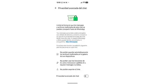 Actiando la privacidad avanzada del chat Actiando la privacidad avanzada del chat