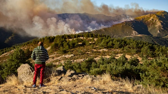 Incendio en Peñalba de la Sierra Incendio en Peñalba de la Sierra