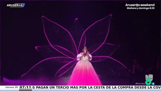Natti Natasha sorprende al desvelar el sexo de su bebé en plena actuación en los Premios Juventud Natti Natasha sorprende al desvelar el sexo de su bebé en plena actuación en los Premios Juventud