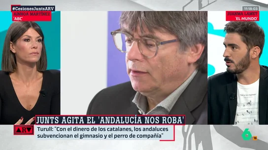 Juanma Lamet, tajante sobre Junts: "Que vengan a dar lecciones con ese tufo supremacista no tiene un pase" Juanma Lamet, tajante sobre Junts: "Que vengan a dar lecciones con ese tufo supremacista no tiene un pase"