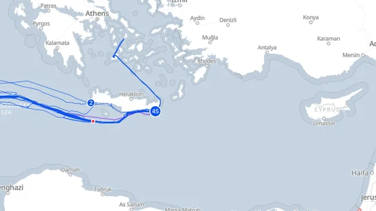 Los barcos de la Flotilla se juntan en Creta Los barcos de la Flotilla se juntan en Creta