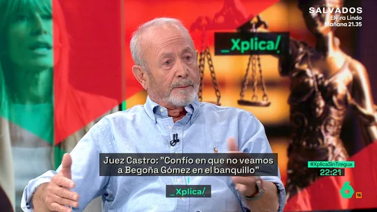 El juez Castro "confía" en que Begoña Gómez no acabe en el banquillo pero asegura que del juez Peinado se espera "cualquier cosa" El juez Castro "confía" en que Begoña Gómez no acabe en el banquillo pero asegura que del juez Peinado se espera "cualquier cosa"