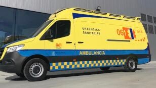Una ambulancia del Servicio de Emergencias de Galicia.
