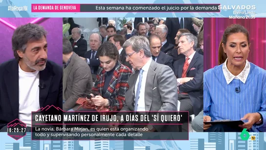 Nuria Roca y Juan del Val 'discuten' por cómo fue la organización de su boda: "No le di opción" Nuria Roca y Juan del Val 'discuten' por cómo fue la organización de su boda: "No le di opción"