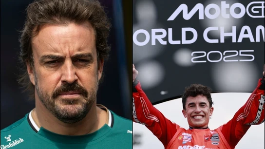 Fernando Alonso y Marc Márquez Fernando Alonso y Marc Márquez