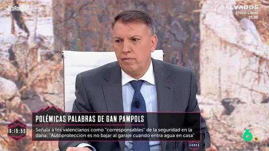 Joaquim Bosch tilda de "desafortunadas" las palabras de Gan Pampols sobre la DANA Joaquim Bosch tilda de "desafortunadas" las palabras de Gan Pampols sobre la DANA
