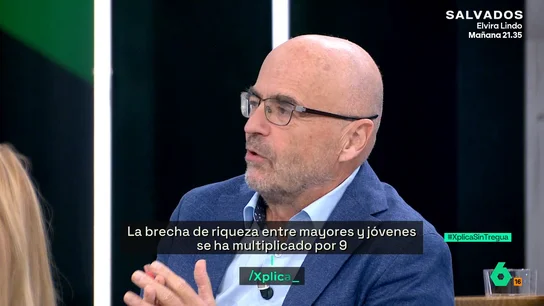 Javier Díaz-Giménez desmiente que los jóvenes estén peor que sus padres: "Viven en un cuento de hadas" Javier Díaz-Giménez desmiente que los jóvenes estén peor que sus padres: "Viven en un cuento de hadas"