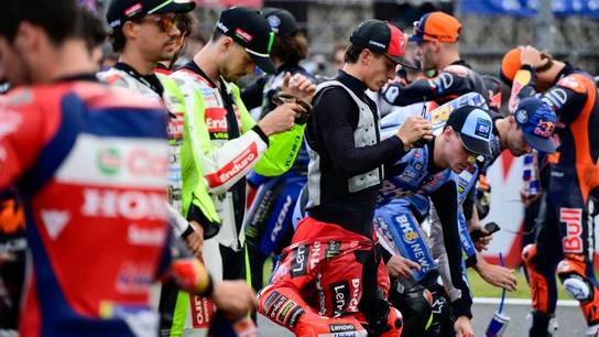 Marc Márquez, Fermín Aldeguer, Morbidelli y Di Giannantonio Marc Márquez, Fermín Aldeguer, Morbidelli y Di Giannantonio