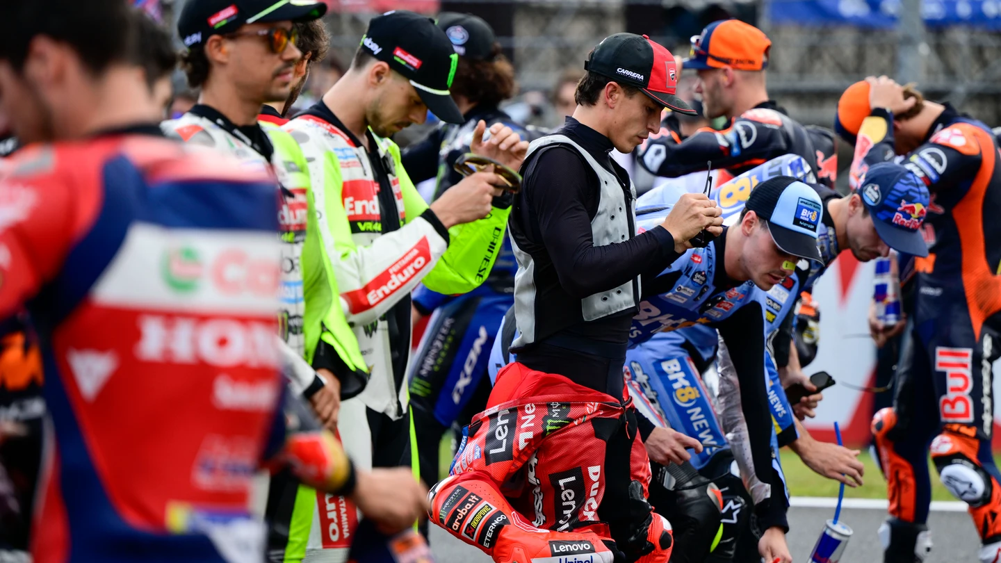 Marc Márquez, Fermín Aldeguer, Morbidelli y Di Giannantonio Marc Márquez, Fermín Aldeguer, Morbidelli y Di Giannantonio