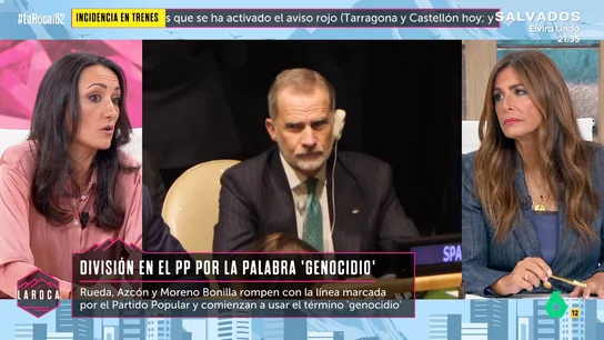 Ana Martín, sobre el discurso de Felipe VI en la ONU: "Moncloa intentó que dijera genocidio ante las Naciones Unidas" Ana Martín, sobre el discurso de Felipe VI en la ONU: "Moncloa intentó que dijera genocidio ante las Naciones Unidas"