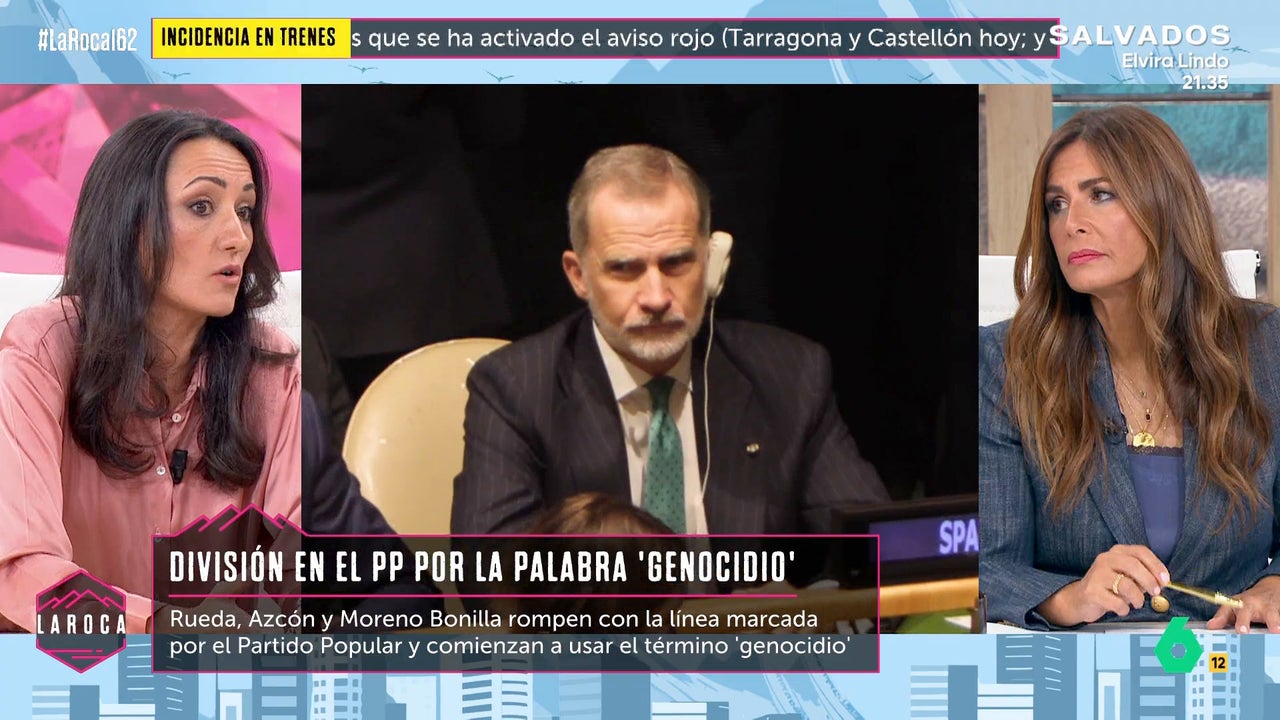 Ana Martín, sobre el discurso de Felipe VI en la ONU: "Moncloa intentó que dijera genocidio ante las Naciones Unidas"