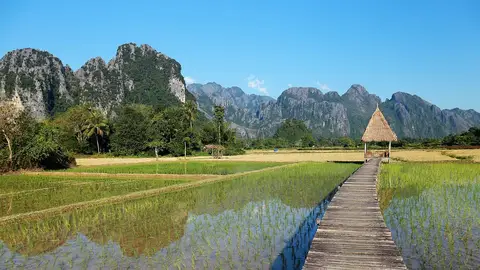 Vang Viegn, en Laos Vang Viegn, en Laos