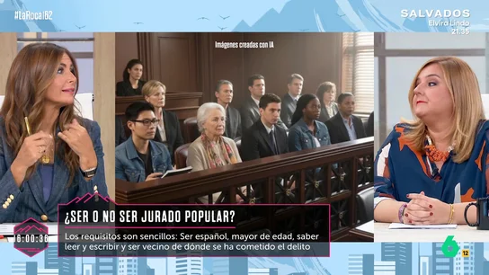 Pilar Vidal revoluciona La Roca al confesar que le gustaría ser jurado popular: "Un asesinato con mucha violencia me encantaría" Pilar Vidal revoluciona La Roca al confesar que le gustaría ser jurado popular: "Un asesinato con mucha violencia me encantaría"