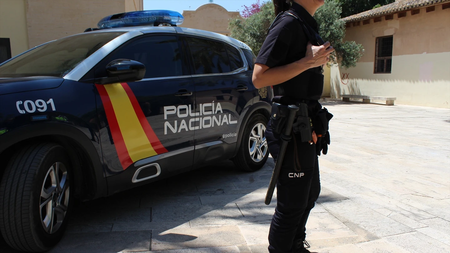 Un agente de la Policía Nacional en una imagen de archivo. Un agente de la Policía Nacional en una imagen de archivo.