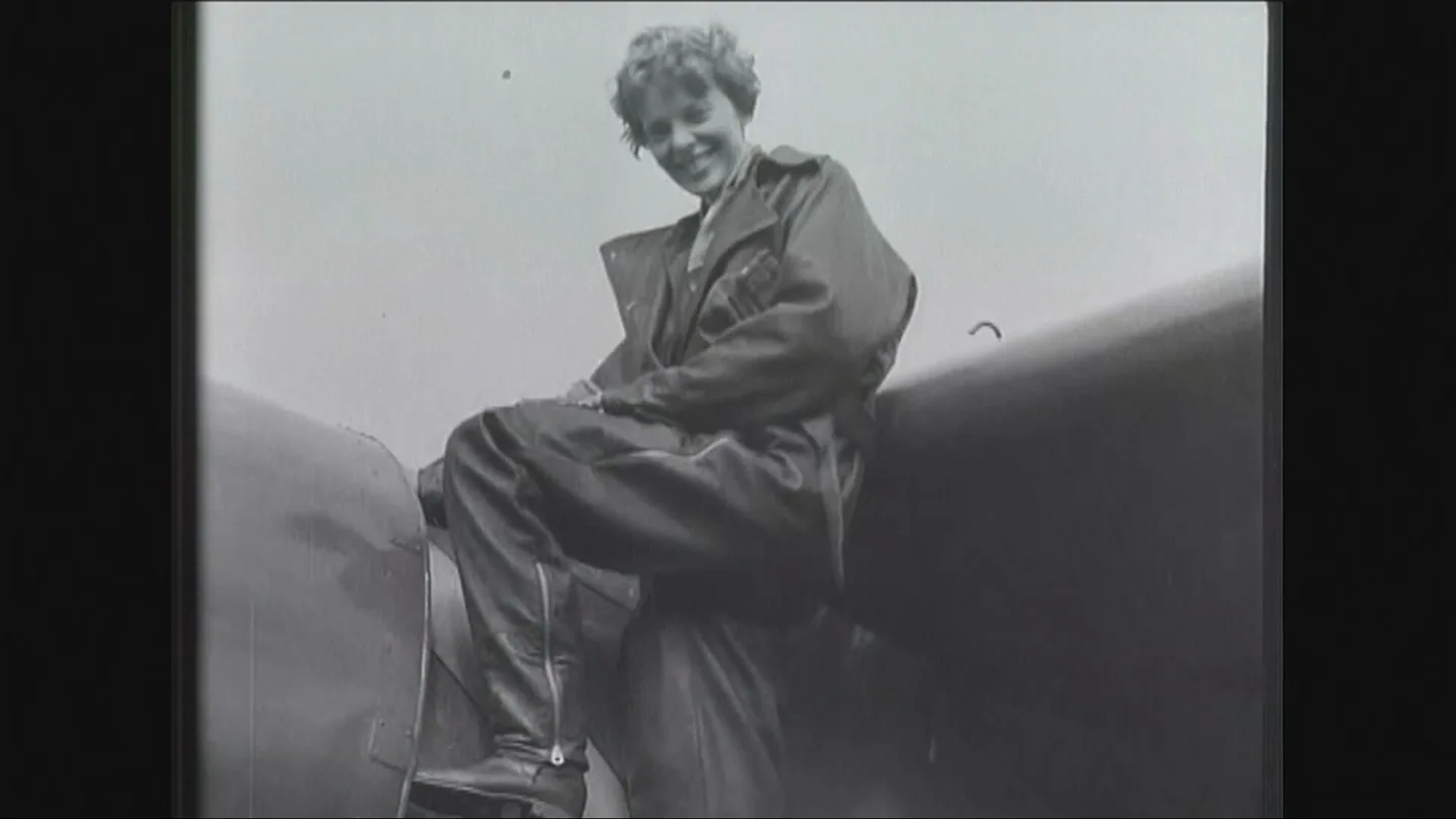 Imagen de archivo de la aviadora Amelia Earhart Imagen de archivo de la aviadora Amelia Earhart
