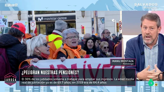 Manu Mostaza recuerda el origen de las pensiones en España: "Se crearon para que la gente mayor no muriera en la indigencia" Manu Mostaza recuerda el origen de las pensiones en España: "Se crearon para que la gente mayor no muriera en la indigencia"