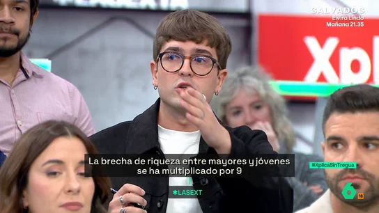 Un joven lanza un mensaje a Garamendi: "Hay que hablar conociendo la realidad de la gente" Un joven lanza un mensaje a Garamendi: "Hay que hablar conociendo la realidad de la gente"