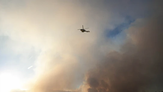 Labores de extinción del incendio de Peñalba de la Sierra. Labores de extinción del incendio de Peñalba de la Sierra.