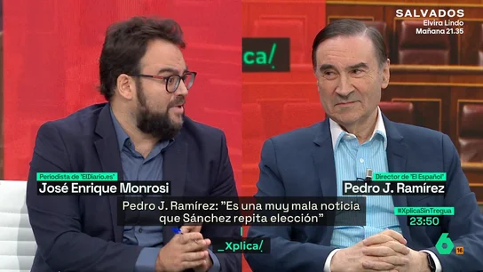 Monrosi responde a Pedro J. Ramírez: "Es irresponsable caricaturizar a España como una pseudo dictadura" Monrosi responde a Pedro J. Ramírez: "Es irresponsable caricaturizar a España como una pseudo dictadura"