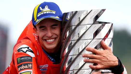 El piloto de Ducati, Marc Márquez. El piloto de Ducati, Marc Márquez.