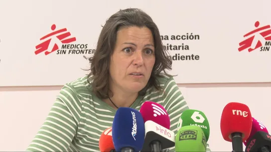 Esperanza Santos, coordinadora de emergencias de MSF en Ciudad de Gaza Esperanza Santos, coordinadora de emergencias de MSF en Ciudad de Gaza