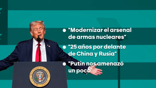 Donald Trump insiste en modernizar el armamento nuclear. Donald Trump insiste en modernizar el armamento nuclear.