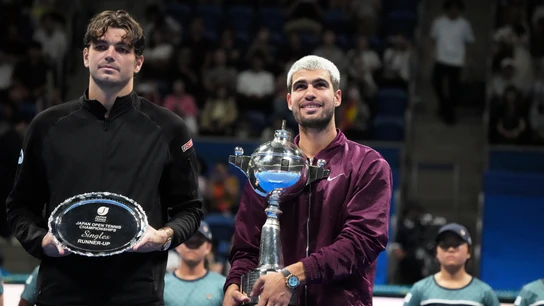Taylor Fritz y Carlos Alcaraz Taylor Fritz y Carlos Alcaraz
