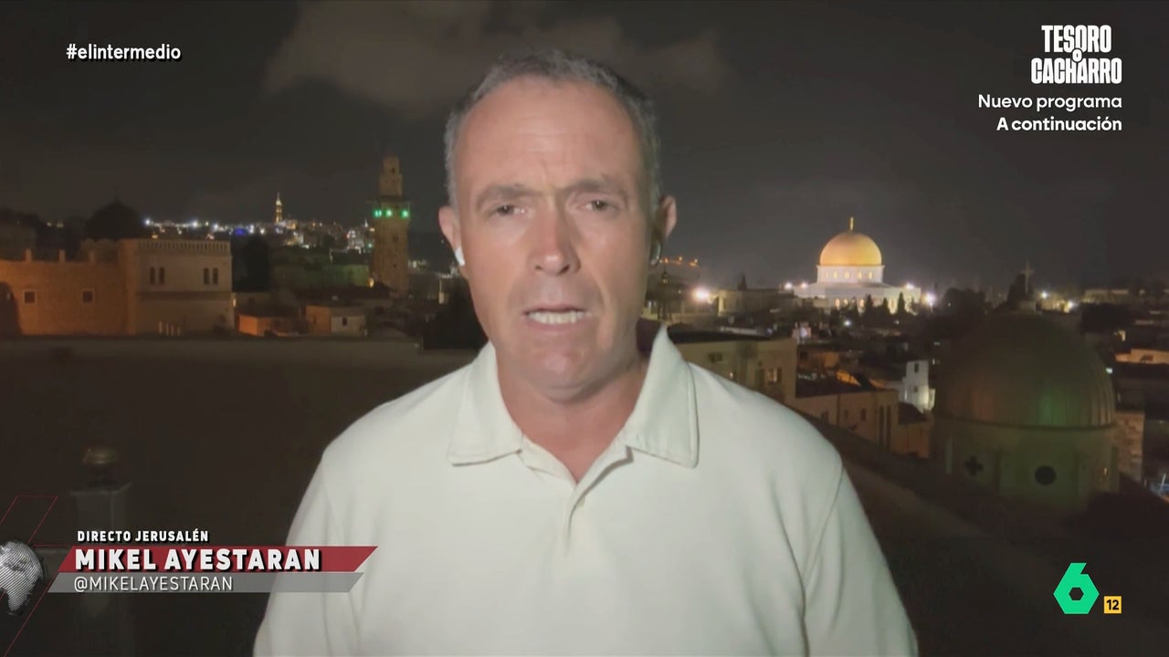 Mikel Ayestaran explica cómo perciben los palestinos el plan de paz: "Lo que me encuentro sobre todo es desconfianza"