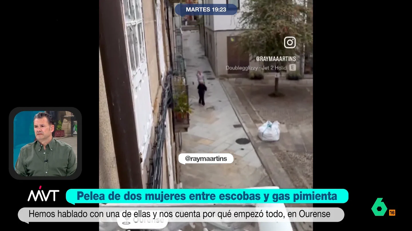 Iñaki López, tras ver a dos señoras pelear en plena calle: "¿Esto para Ayuso es kale borroka?" Una estaba comiéndose un cruasán y varias palomas se acercaron a comerse las migas. La otra creyó que estaba dando de comer a estas aves y esto comenzó una pelea que incluyó una escoba y un spray de pimienta.