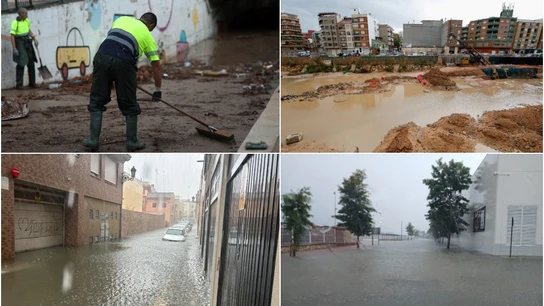 Intensas lluvias en Aldaia y Paiporta durante este lunes Intensas lluvias en Aldaia y Paiporta durante este lunes