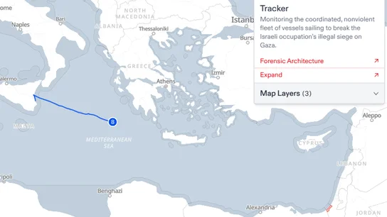 La Flotilla de la Libertad y Thousand Madleens hacia Gaza, en el Mediterráneo La Flotilla de la Libertad y Thousand Madleens hacia Gaza, en el Mediterráneo