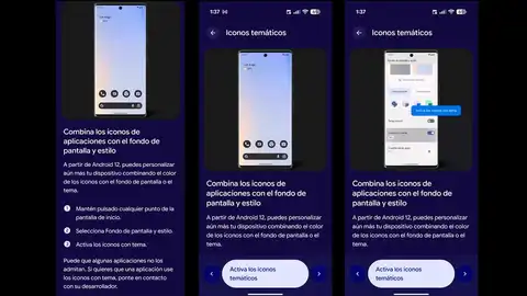 Activando los iconos temáticos en Android Activando los iconos temáticos en Android