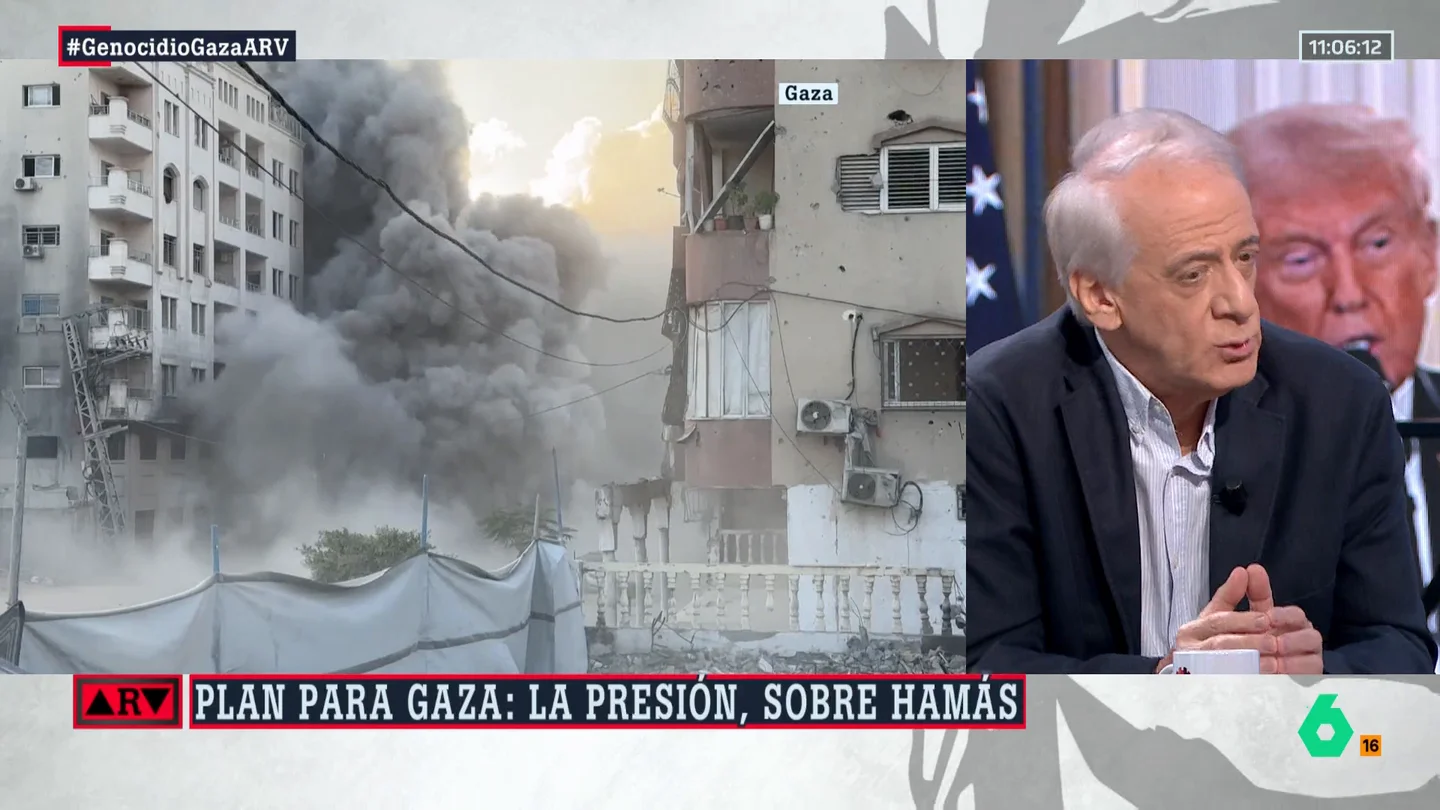 Ignacio Cembrero analiza el plan para Gaza de Trump: "Significa un suicidio político para Hamás" Ignacio Cembrero analiza el plan para Gaza de Trump: "Significa un suicidio político para Hamás"