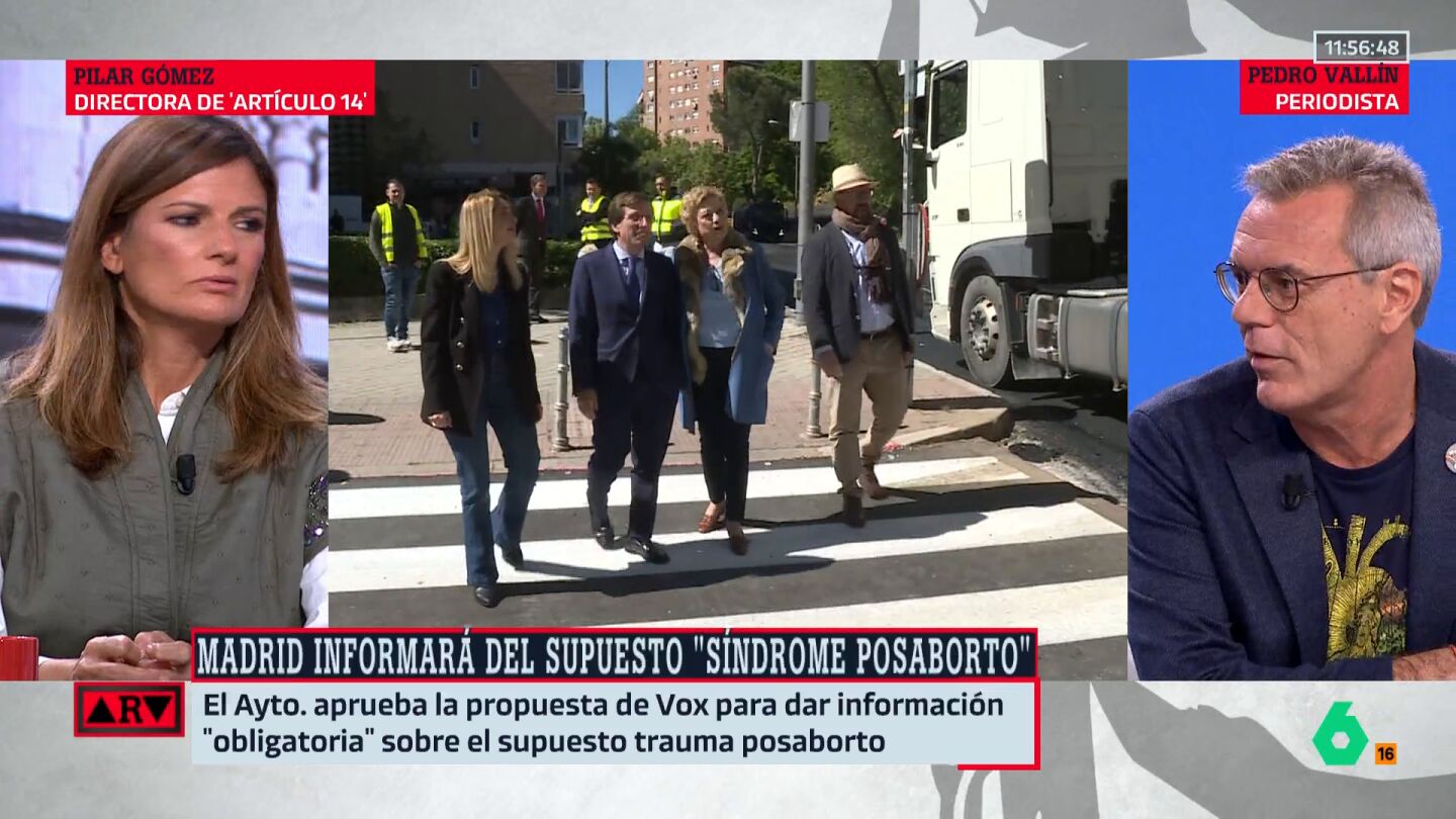 Pedro Vall&iacute;n, sobre el supuesto "s&iacute;ndrome postaborto" propuesto por Vox: "Es un plan de hostigamiento a las mujeres que deciden abortar"