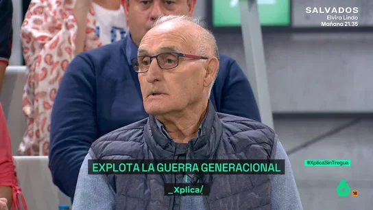 Juan Leo, jubilado: "Tengo mucho respeto a la juventud, pero yo he cotizado 45 años para cobrar 1.600 euros y hay jóvenes que cobran más" Juan Leo, jubilado: "Tengo mucho respeto a la juventud, pero yo he cotizado 45 años para cobrar 1.600 euros y hay jóvenes que cobran más"