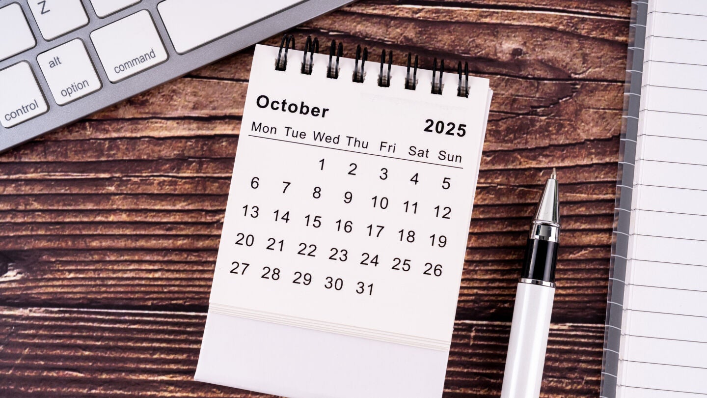 Calendario de octubre 2025