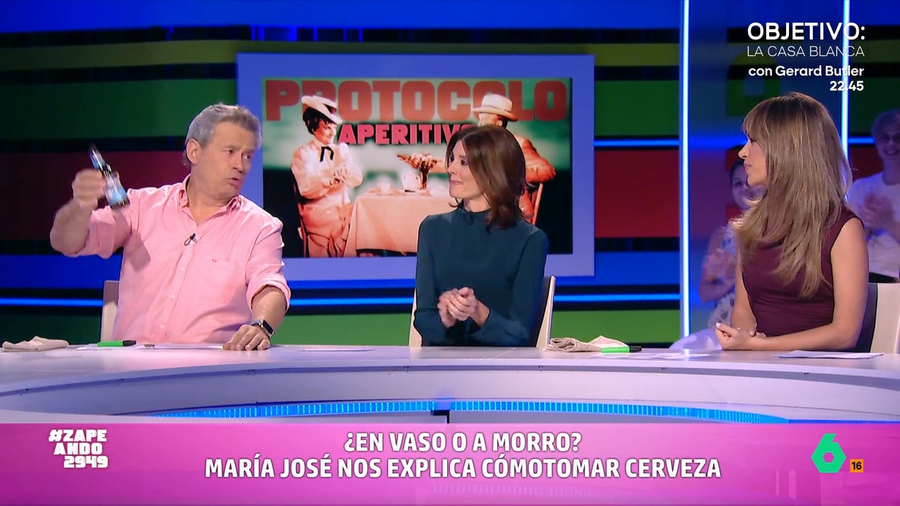 Miki Nadal se olvida del protocolo y eructa frente María José Gómez y Verdú: "No te lo he proyectado..."