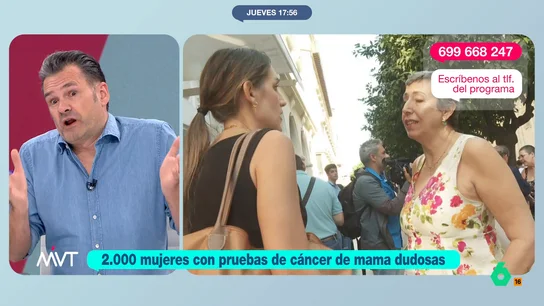 Iñaki López, sobre el error en el cribado del cáncer de mama: "Es una dejación de funciones que está jugando con la vida" La consejera de Salud de la Junta de Andalucía ha pedido disculpas a las mujeres afectadas y ha expuesto que no fueron avisadas por que el protocolo no lo contemplaba.