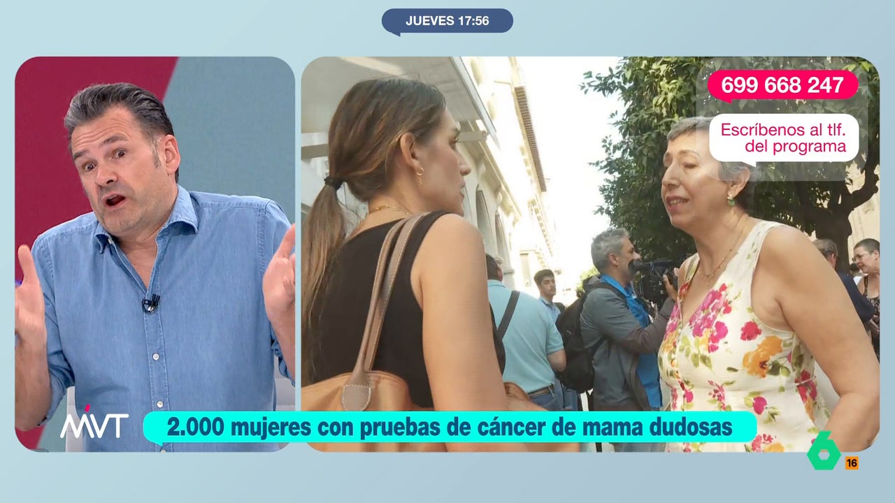 Iñaki López, sobre el error en el cribado del cáncer de mama: "Es una dejación de funciones que está jugando con la vida"